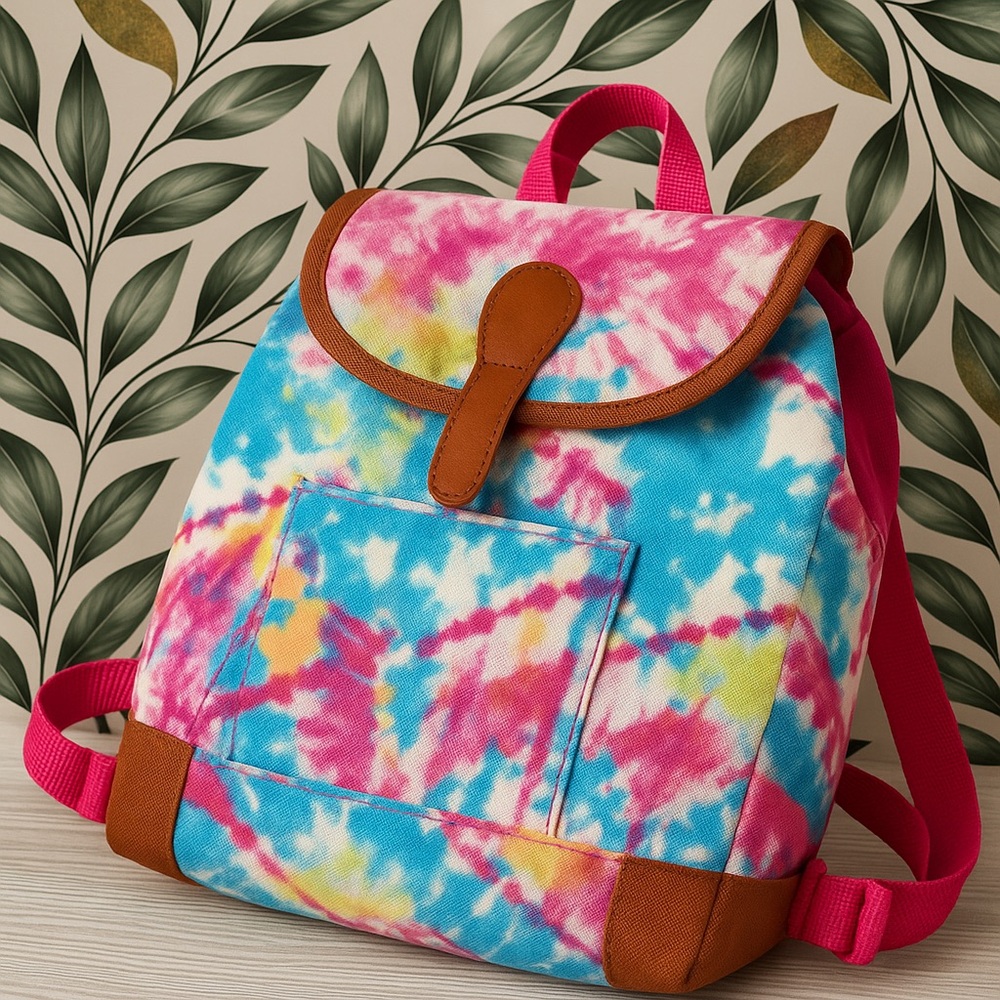Colorful Tie-Dye Backpack Perfect For Summer